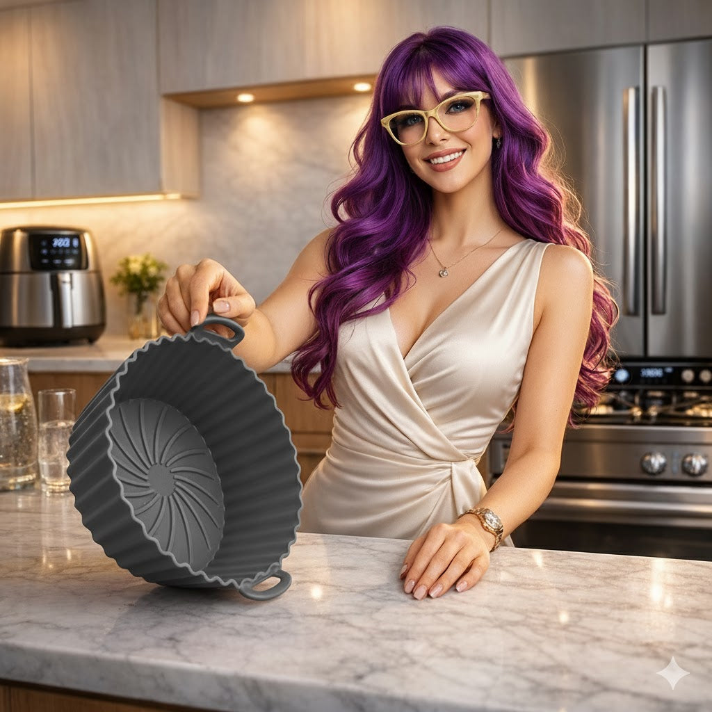 CANASTILLA COCA AIR FRYER EN SILICONA