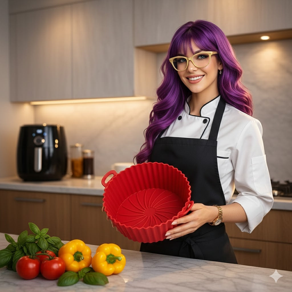 CANASTILLA COCA AIR FRYER EN SILICONA